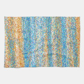 Goudblauw Glitter Abstract Theedoek (Horizontaal)