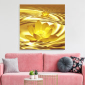 Goudbloem Canvas Afdruk (Insitu (Woonkamer))