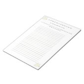 Goudbloem Notitieblok (Schuin)