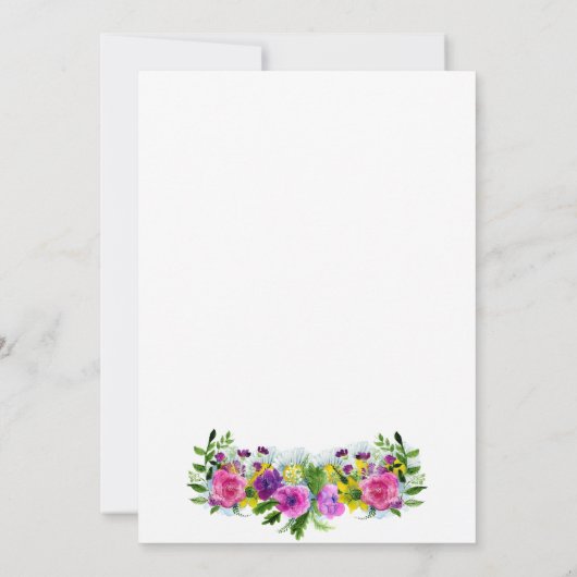 Goudbloemen lijst Weddenschap Kaart (Achterkant)