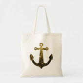 Goudbolglitter Anchor Tote Bag (Voorkant)