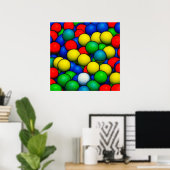 Goudbollen - Kunst op canvas afdrukken Poster (Thuiskantoor)