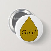 Goudborstvoeding 1 jaar ronde button 5,7 cm (Voorkant /achterkant)