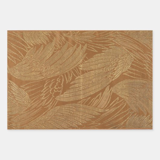  goudbracotobrocade inpakpapier vel (Voorkant 3)