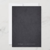 Goudbruine elegante lace bruiloft met uitzondering save the date (Achterkant)