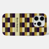 Goudbruine Kleurcombinatie Case-Mate iPhone Case (Achterkant (horizontaal))