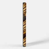 Goudbruine luipaard print strepen Case-Mate iPhone case (Achterkant / Rechts)