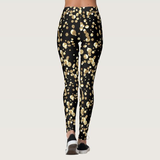 Goudconfetti. Leggings (Achterkant)