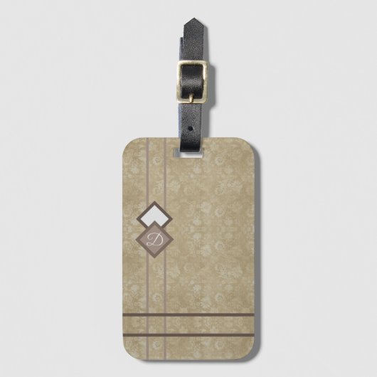 gouddamp bagagelabel (Voorkant (verticaal))