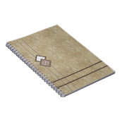 gouddamp notitieboek (Rechterzijde)