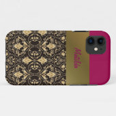 Gouddemker en rood Case-Mate iPhone case (Achterkant (horizontaal))