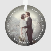  gouddeolieponogram met kerstfeest ornament (achterkant)