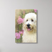 gouddeugel in de tuin canvas afdruk (Voorkant)