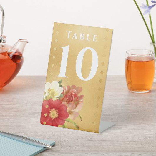 gouddiamant - Rozen Reclamebord Met Voetstuk (Insitu)