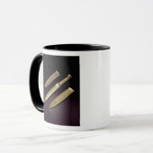 gouddolk en mantel mok (Voorkant links)