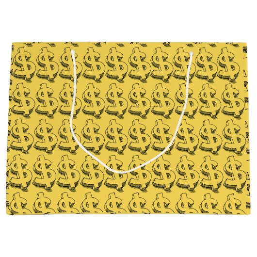 gouddollar groot cadeauzakje (Voorkant)