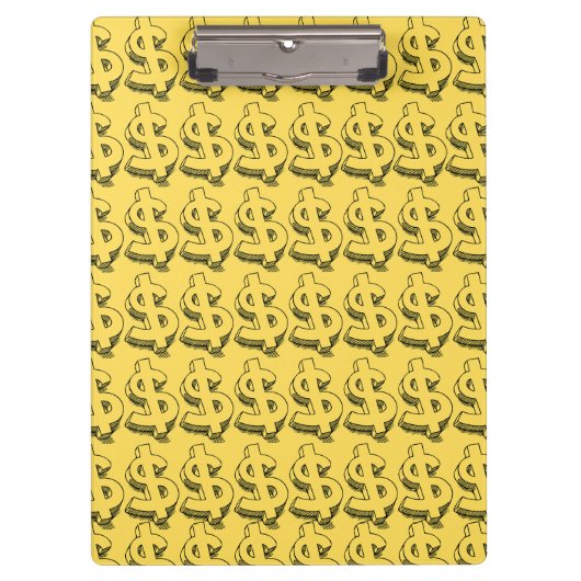gouddollar klembord (Voorkant)