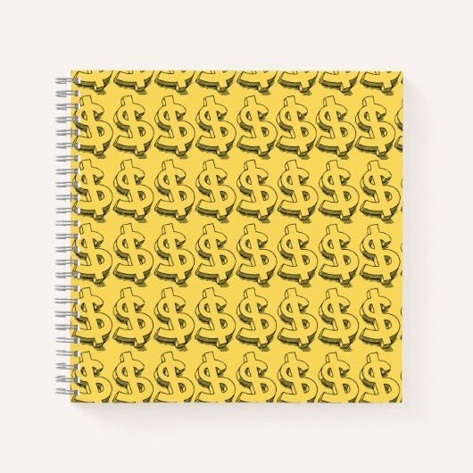 gouddollar notitieboek (Voorkant)