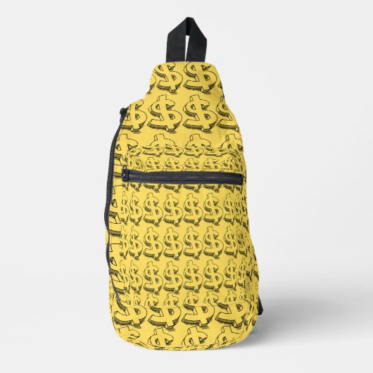 gouddollar sling bag (Voorkant)
