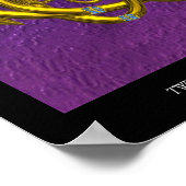 GOUDE CELTISCHE KENNIS MET TWEE TEKENS POSTER (Hoek)