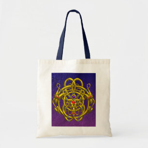 GOUDE CELTISCHE KENNIS MET TWEE TEKENS TOTE BAG