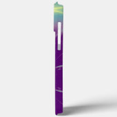 GOUDE WETGEVING MET GEM STONES MONOGRAM Case-Mate iPhone CASE (Achterkant / Links)