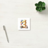 Gouden 3e verjaardag post-it® notes (Kantoor)