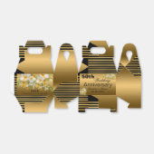 Gouden 50e bruiloft Jubileum Favor Box Bedankdoosjes (Uitgevouwen)