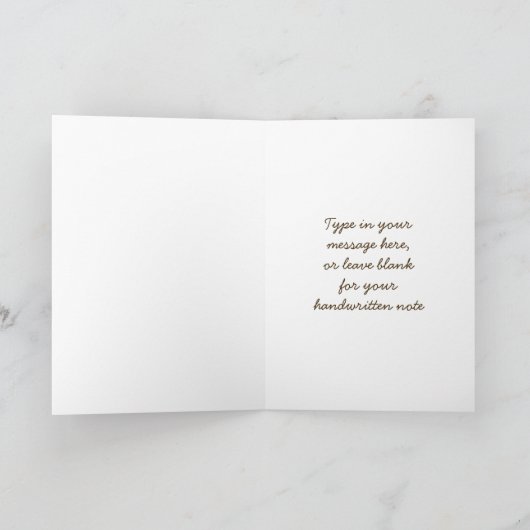 Gouden 80ste verjaardag viering wereld Best Fabulo Kaart (Binnen)