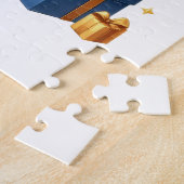Gouden 9e verjaardag legpuzzel (Zijkant)