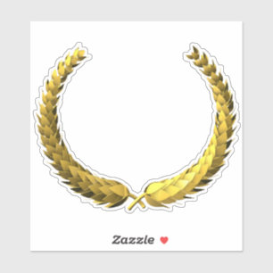 Gouden aartsaarster sticker