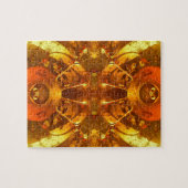 Gouden Abstract Legpuzzel (Horizontaal)