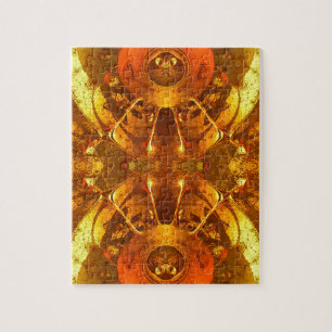 Gouden Abstract Legpuzzel