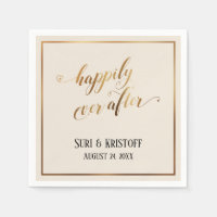 Gouden Accent Happily Ever After Harten Script Crè