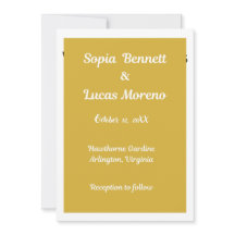 Gouden Acryl Trouw Uitnodiging Set Elegante Set