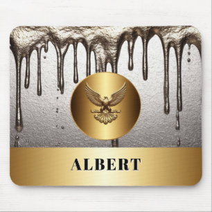 Gouden Adelaar Embleem Sterkte Ontwerp 🦅 Muismat