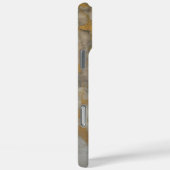 Gouden aderen in grijs marmer Case-Mate iPhone case (Achterkant / Rechts)