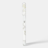 Gouden aderpatroon in witte marmeren Hoesje-Mate i Case-Mate iPhone Case (Achterkant / Links)