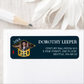 Gouden afstudeer typografie label (Insitu)