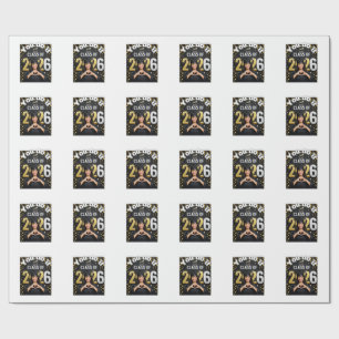 Gouden Afstudeerfeestkaart – Cadeaupapier