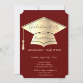 Gouden afstudeerhoed, Rode afstuderen Kaart (Voorkant)