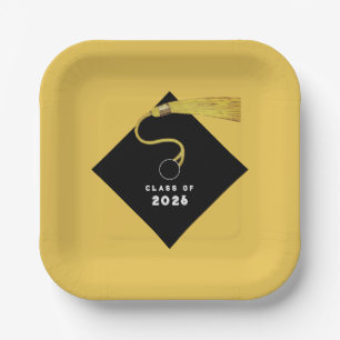 Gouden Afstuderen 2025 Party Papieren Bordje