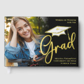Gouden Afstuderen Fotocollage Gastenboek (Voorkant)