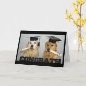 Gouden Afstuderen gefeliciteerd Kaart (Gele Bloem)