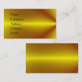 Gouden afwerking visitekaartje (Voorkant / Achterkant)