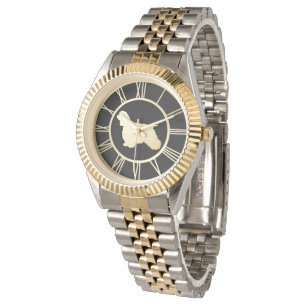Gouden Amerikaanse Cocker Spaniel Hond Horloge