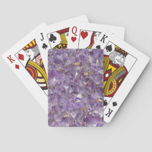 Gouden Amethyst Glans Pokerkaarten