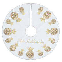 Gouden Ananas Mele Kalikimaka Hawaiaanse Kerstmis