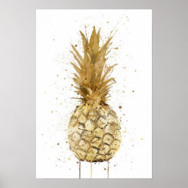 Gouden Ananas Poster