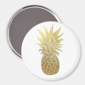 Gouden ananasmagneet magneet (Voorkant / Achterkant)